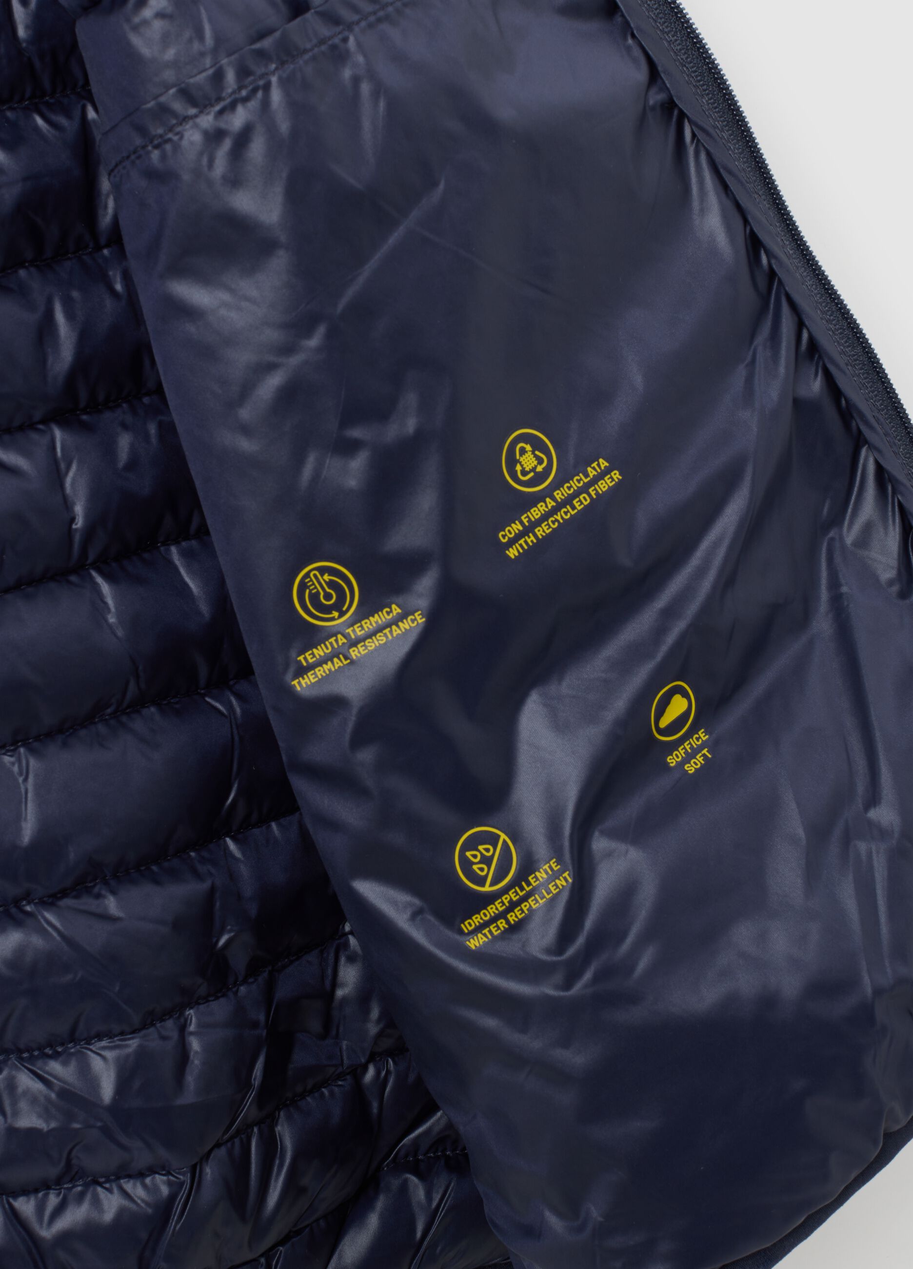 Gilet in blu regular fit