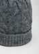 Grey Wool Blend Stretchable Beanie_1