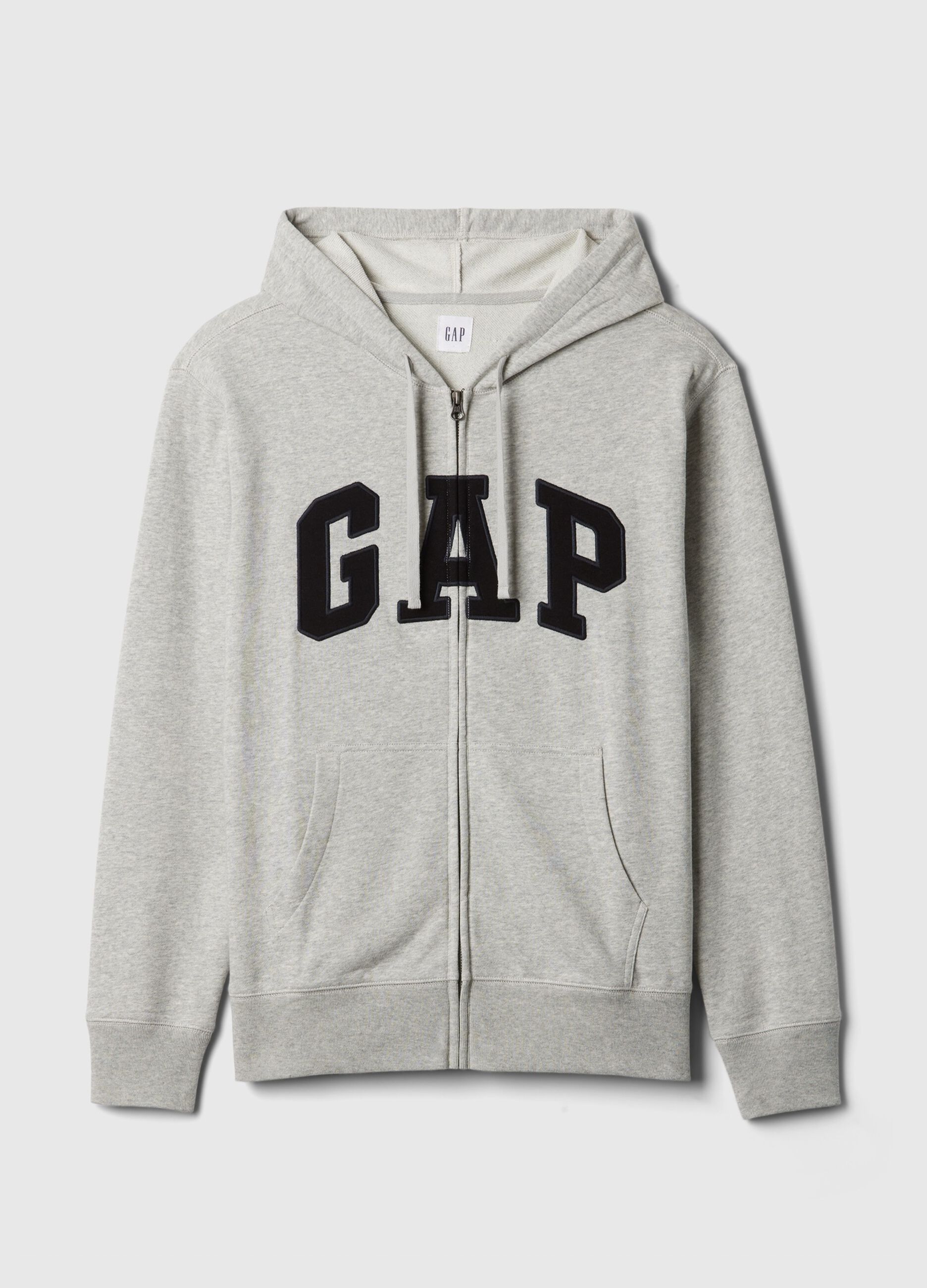 Felpa con cappuccio e ricamo logo