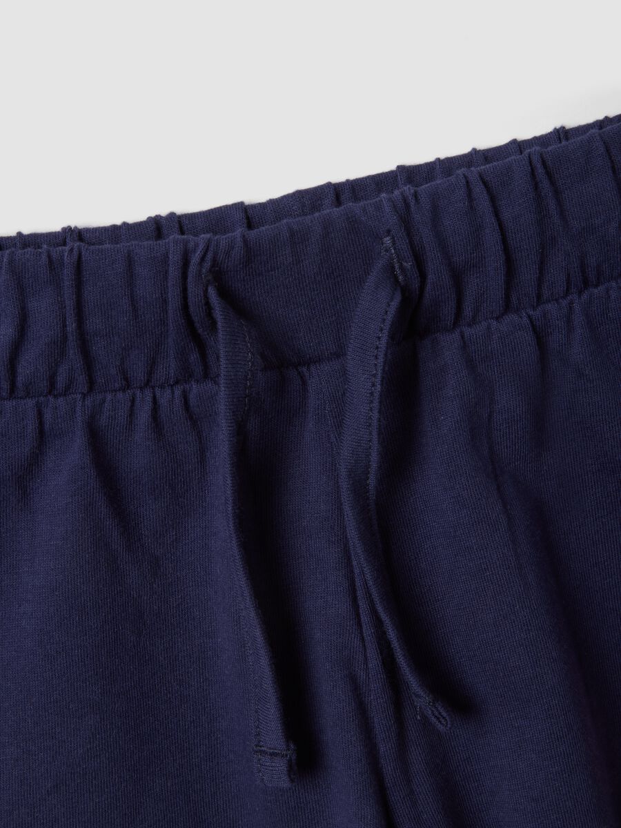 Set t-shirt shorts in puro cotone multicolor da bimba regular fit_3