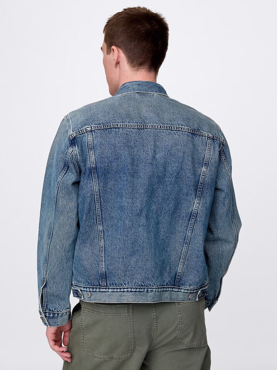 Short acid wash denim jacket_3