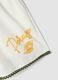 White pure cotton beach shorts with embroidery_1