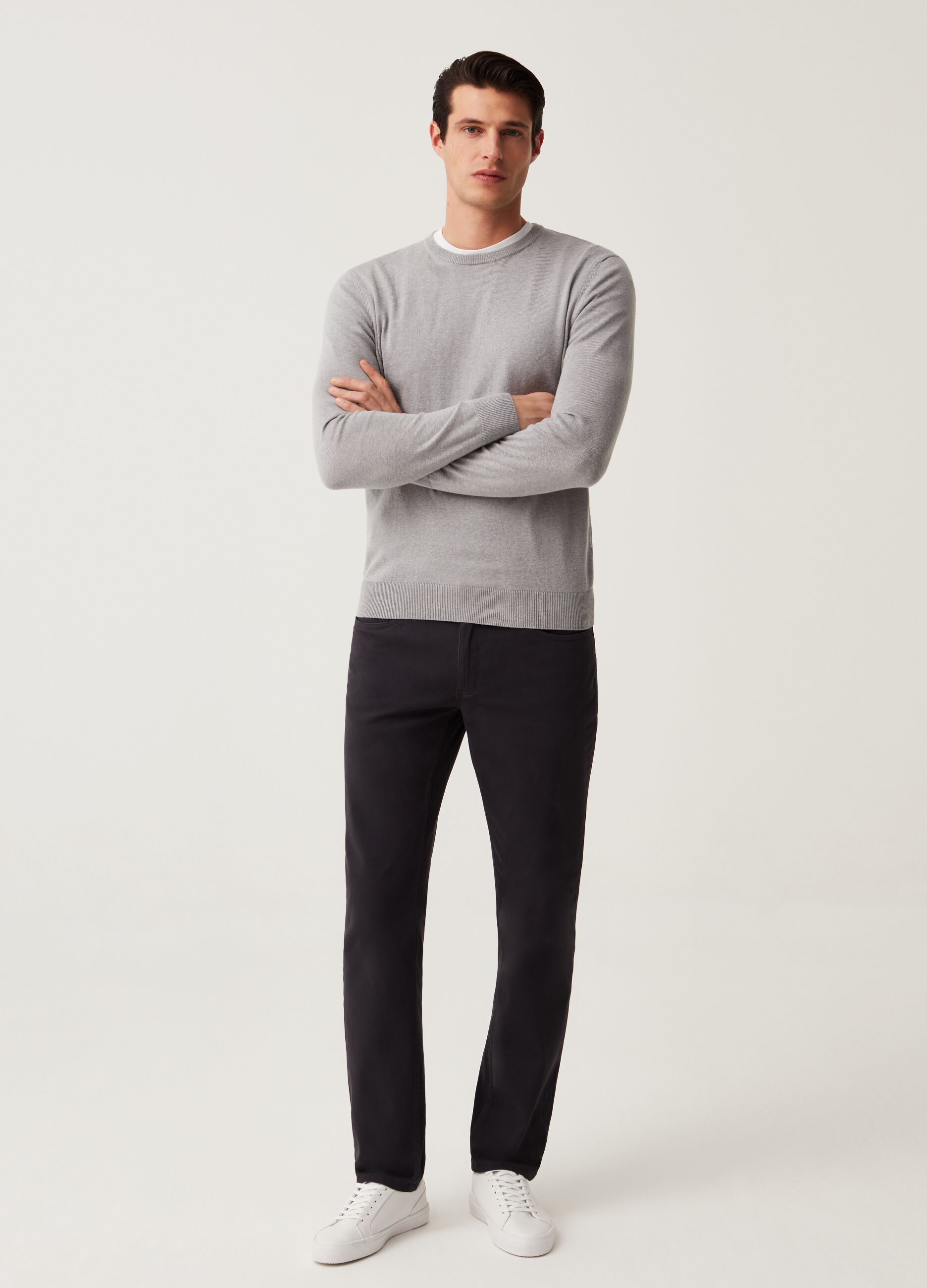 Regular-fit trousers with five pockets