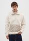 White sherpa full-zip sweatshirt_0