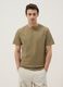 Green pure cotton short-sleeve T-shirt_2