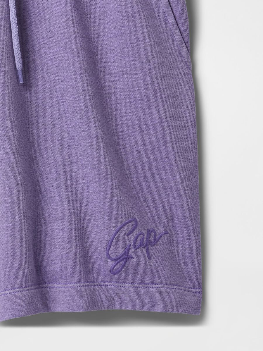 Gap purple shorts in cotton-polyester blend_3