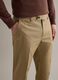 Beige Stretch Cotton Trousers Regular Fit_3