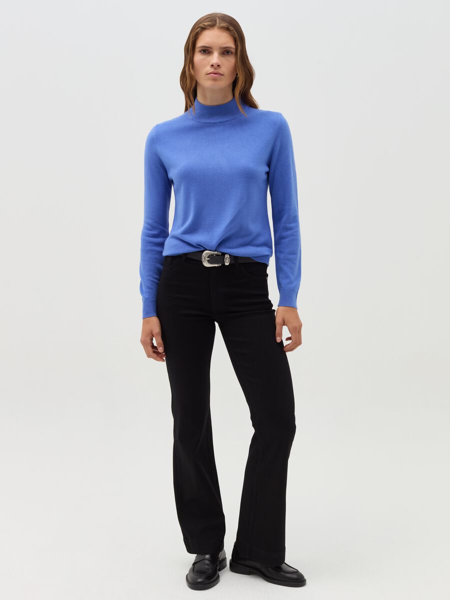 Pullover with mock neck_1
