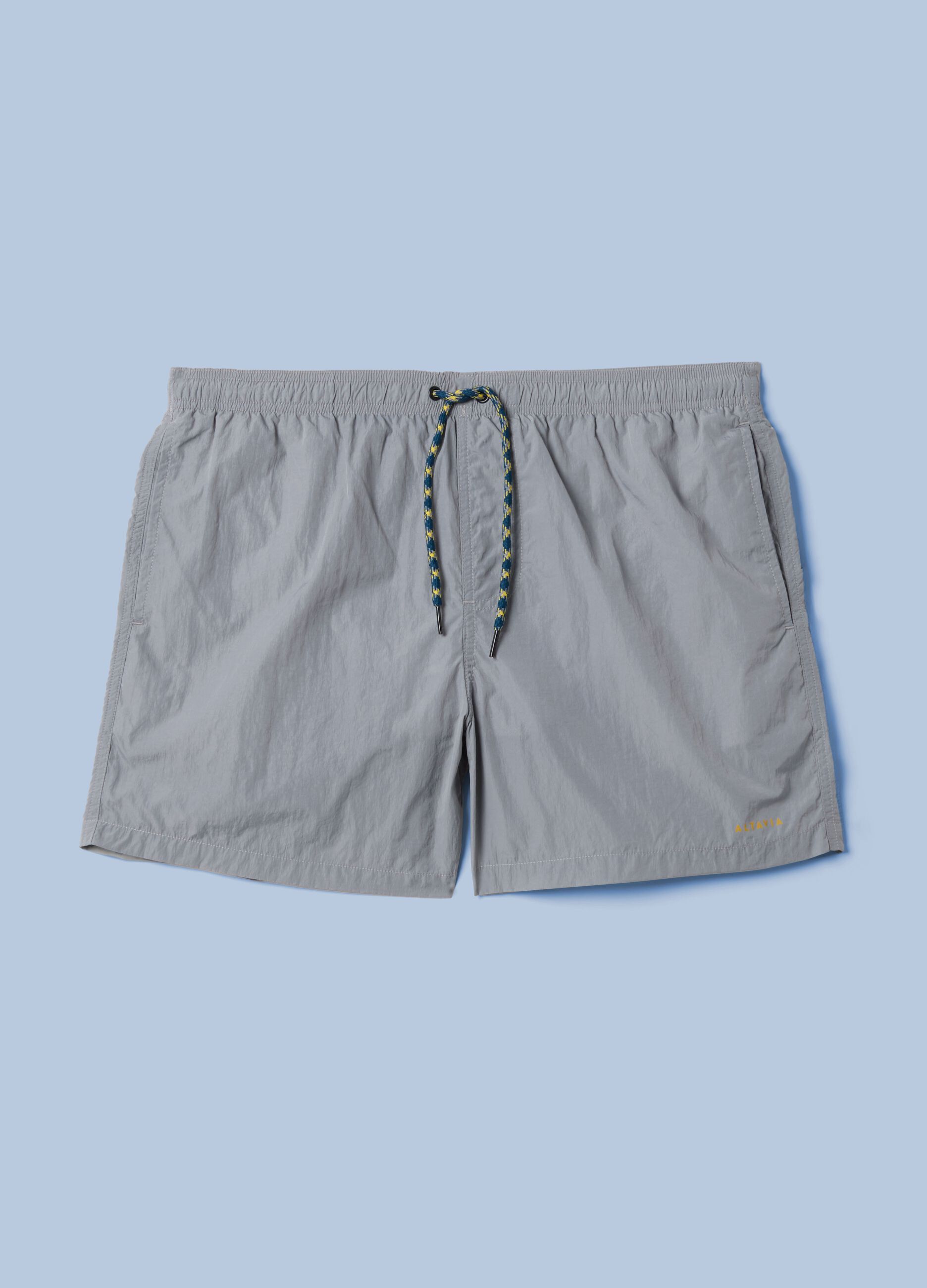 ALTAVIA SAILNG grey boxer swim shorts with elasticated waistband
