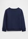Blue cotton blend sweatshirt for boys_1