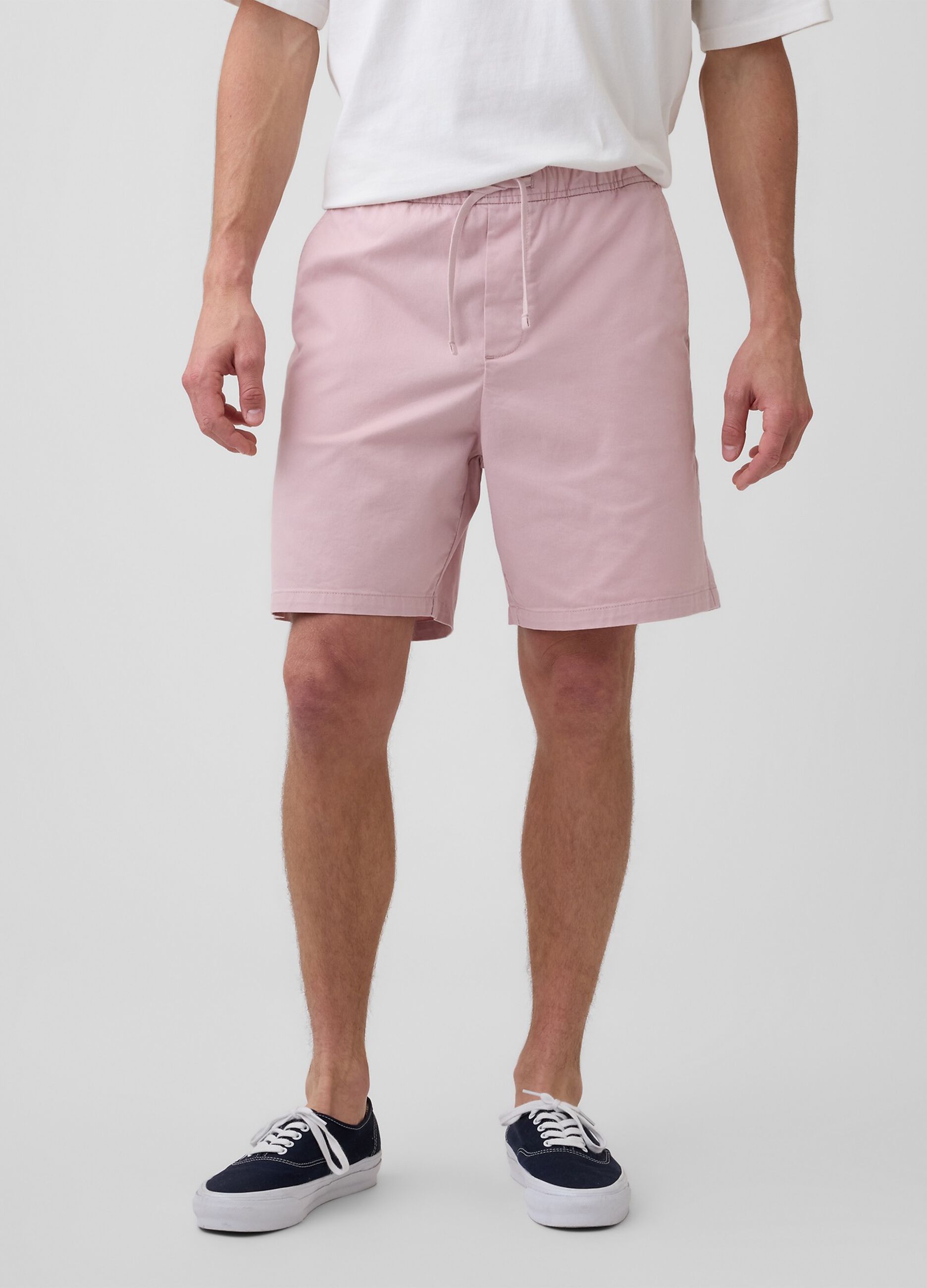 Stretch cotton shorts
