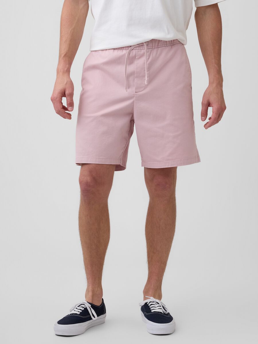 Stretch cotton shorts_1