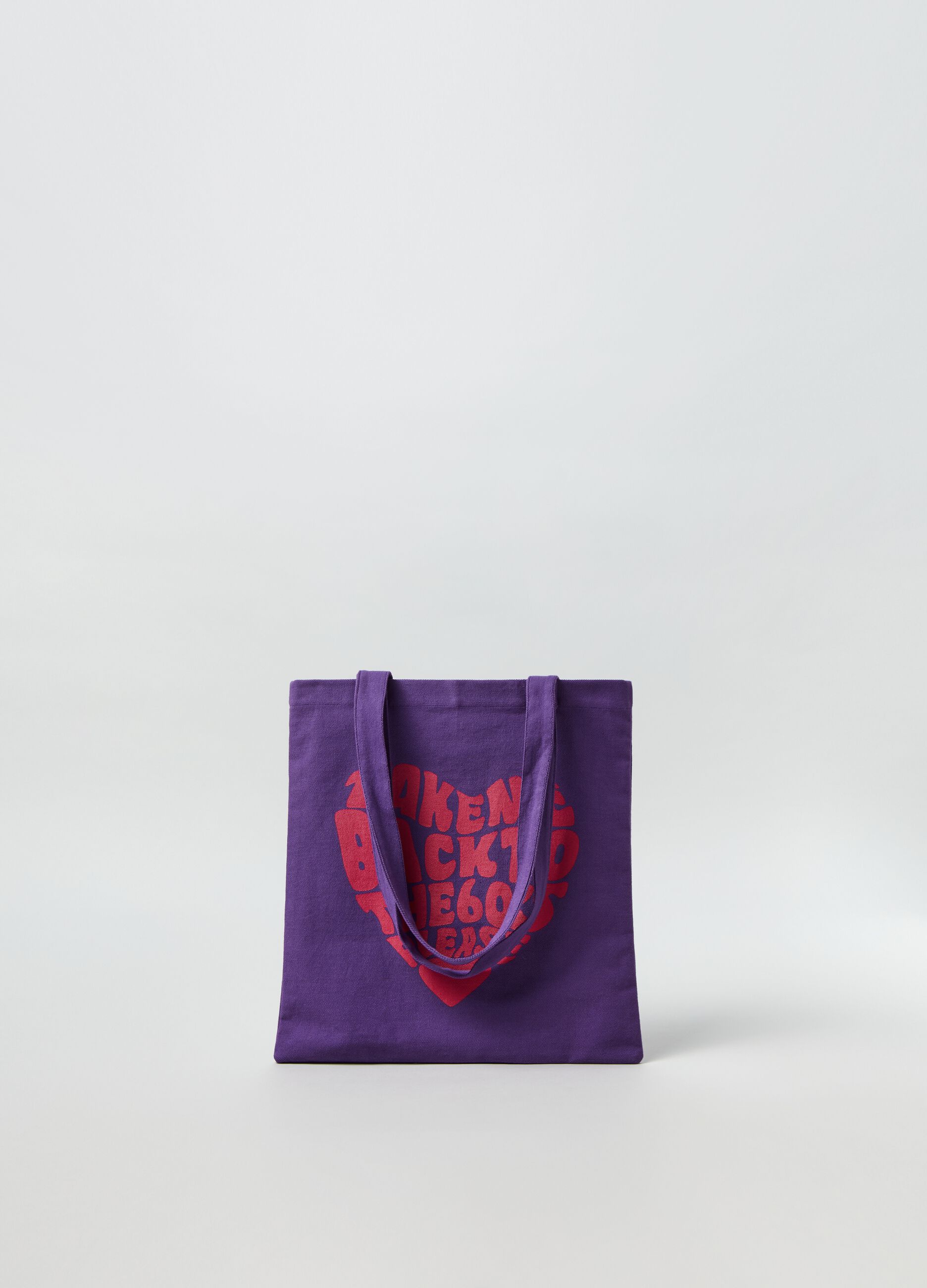 Borsa shopper con stampa Baby Angel_0
