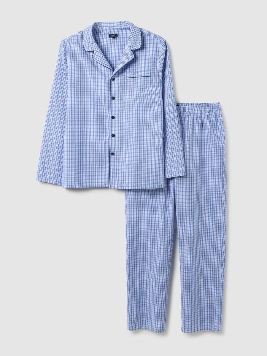 Multicolour pure cotton pyjamas with regular fit_4