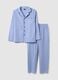 Multicolour pure cotton pyjamas with regular fit_4