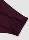 Purple bikini bottoms with knotted detail in stretchy shaping fabric_5