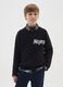 Black Oversized Boy's Sweater_0