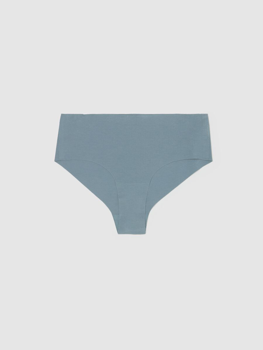 Culotte in cotone stretch con taglio laser_4
