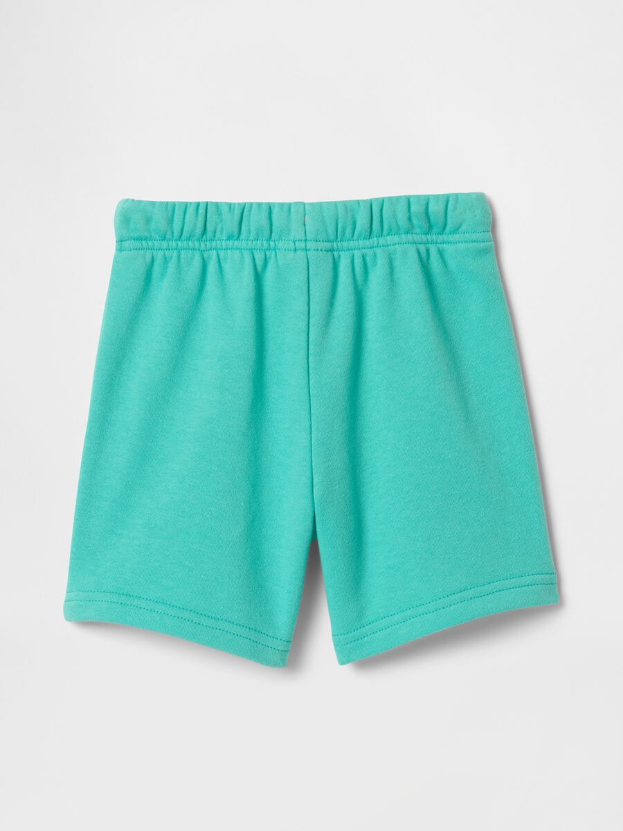 Green GAP Kids Shorts in Cotton and Polyester Blend_1