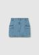 Denim miniskirt with pockets_4