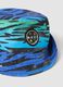 Multicolour zebra-print bucket hat_2