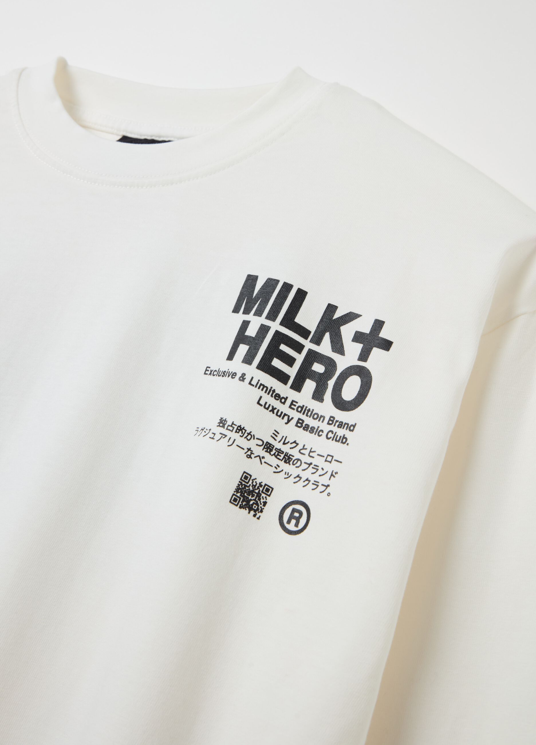 Long-sleeved T-shirt with print