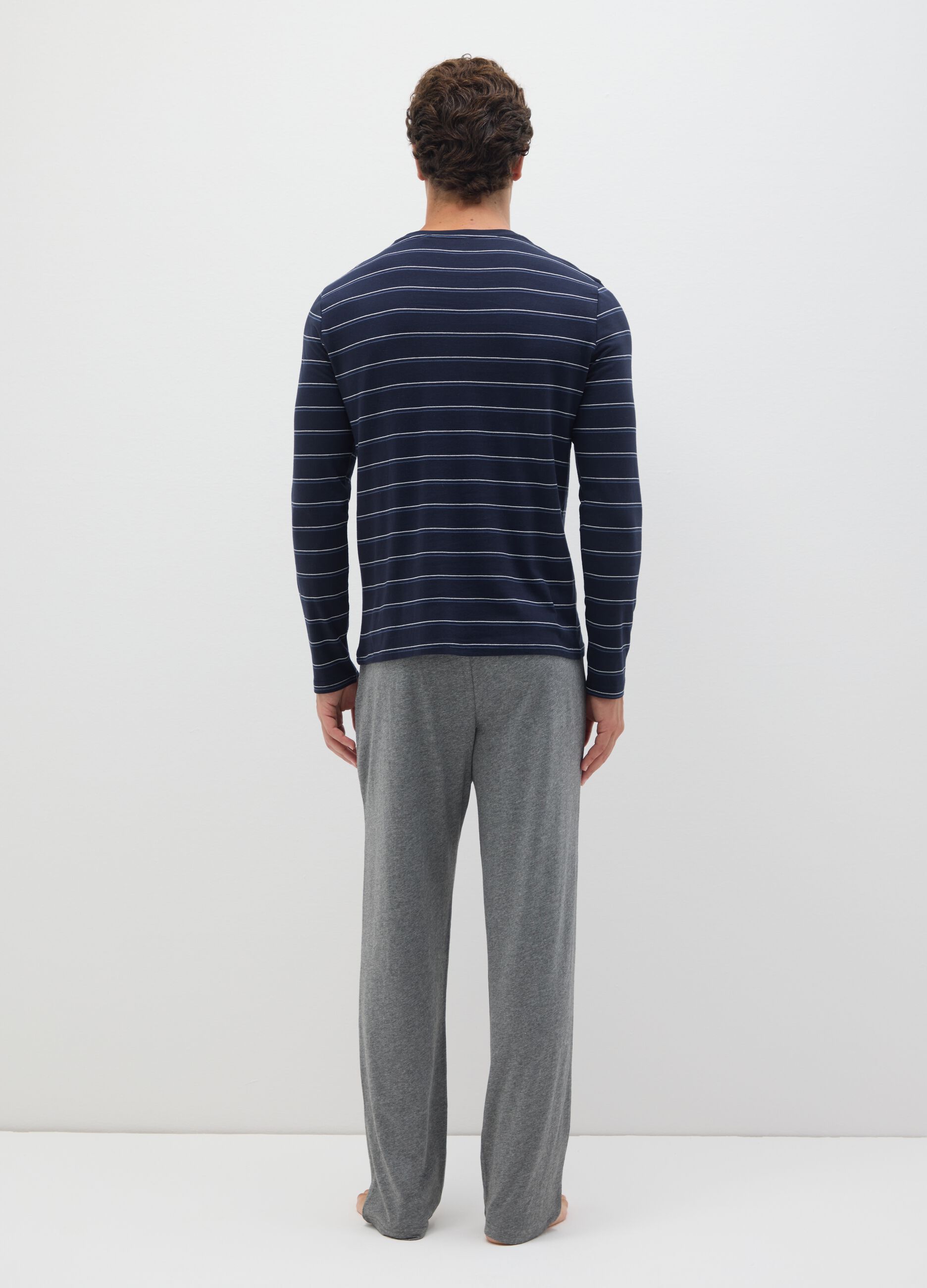 Multicolour pure cotton pyjamas regular fit