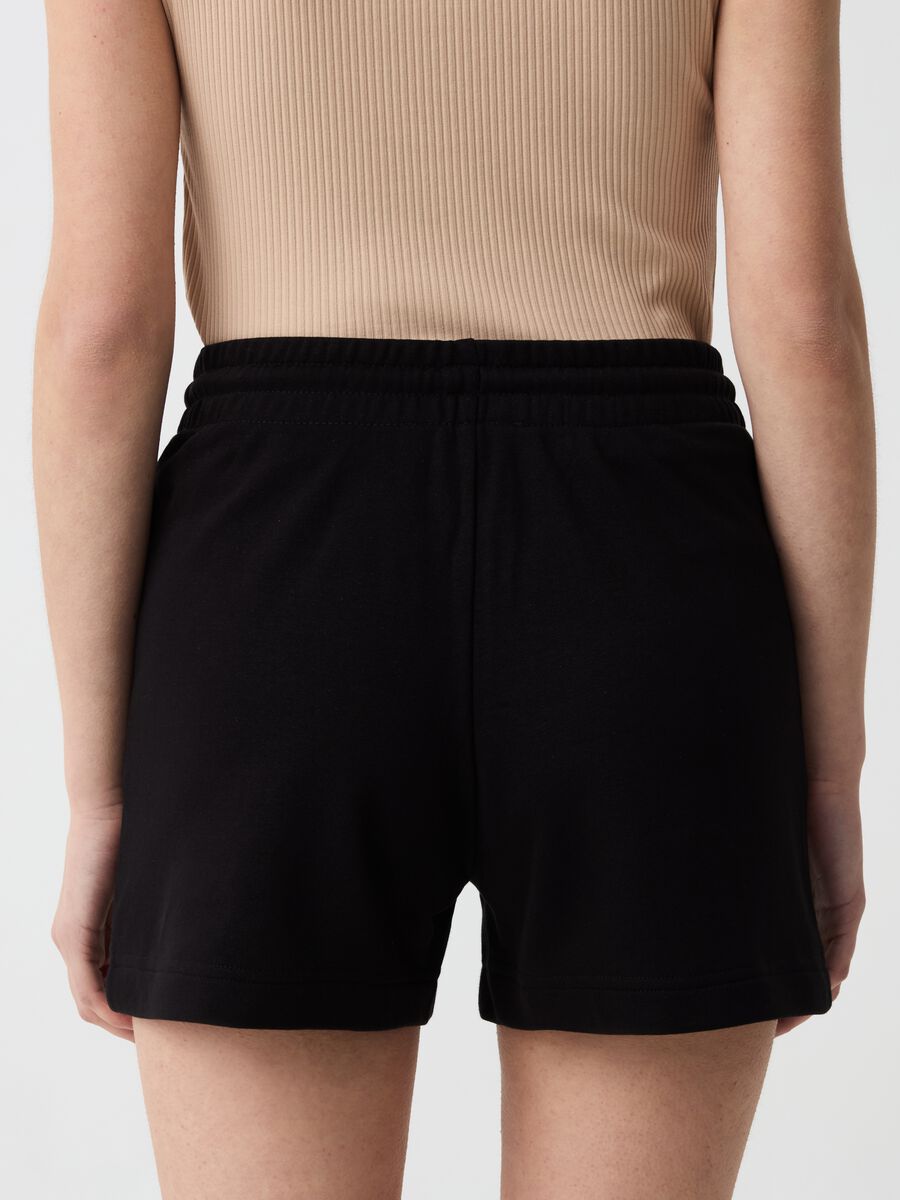 Essential shorts with raised stitching_2