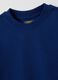 Kids' sweatshirt in pure blue cotton_2