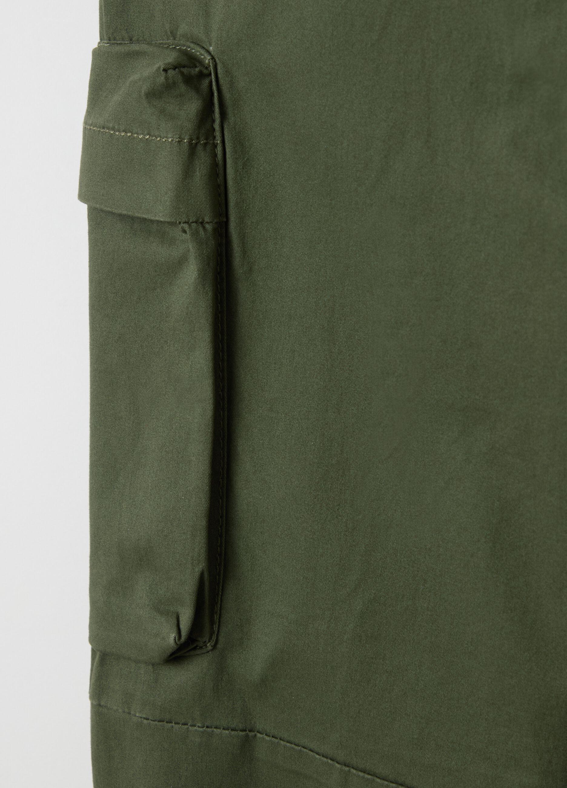 Parachute joggers with drawstring