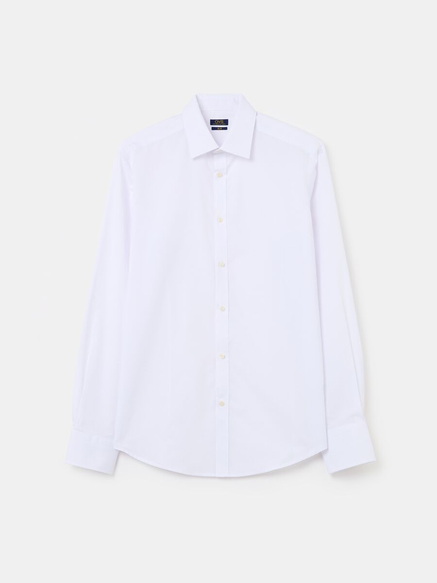 Camicia slim fit colletto alla francese_4