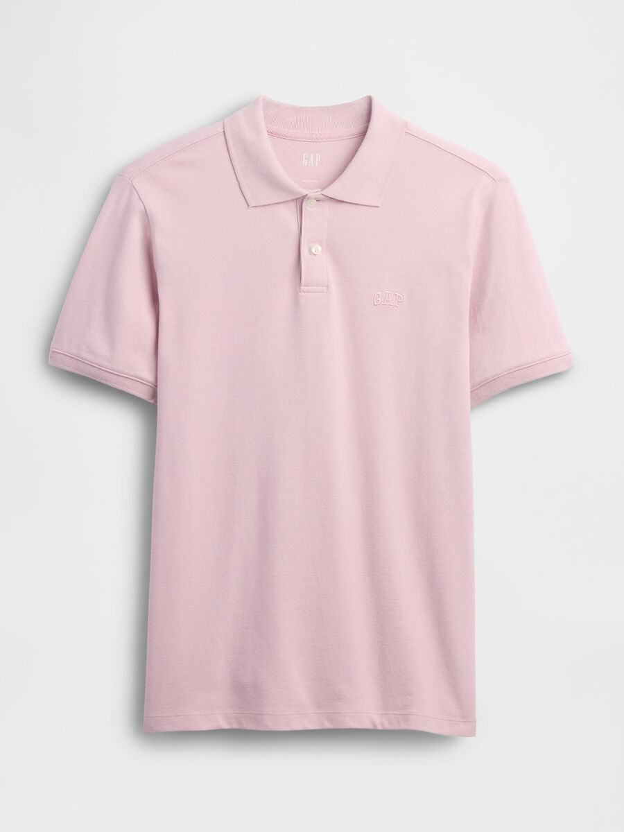 Short-sleeve cotton polo shirt_3