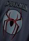 Grey long-sleeve pure cotton Spider-Man print T-shirt for boys_3