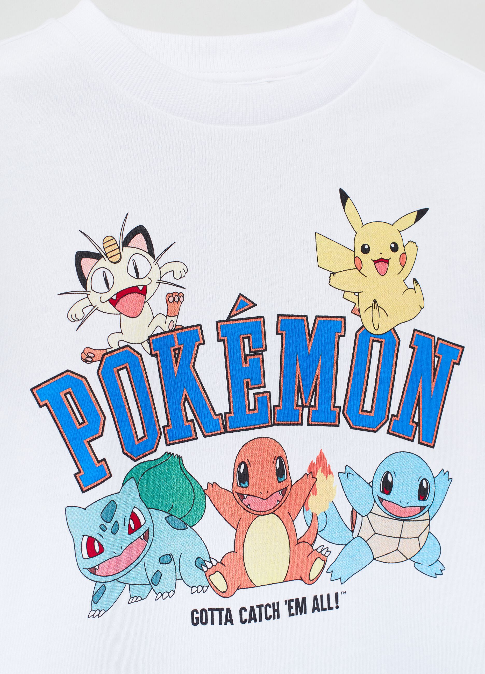 T-shirt con stampa Pokémon