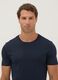 Blue regular-fit Supima cotton crew-neck T-shirt_1