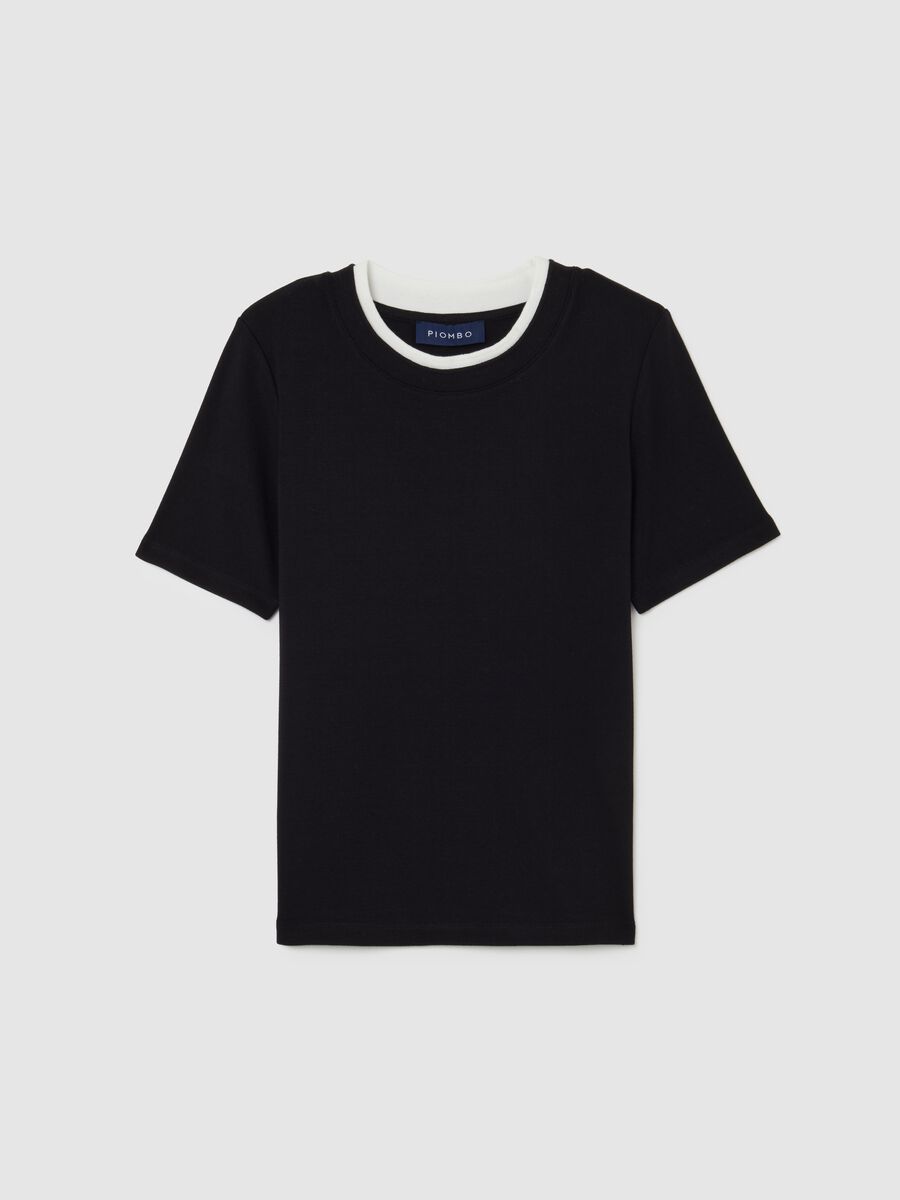 Regular Fit Black T-shirt_4