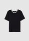 Regular Fit Black T-shirt_4