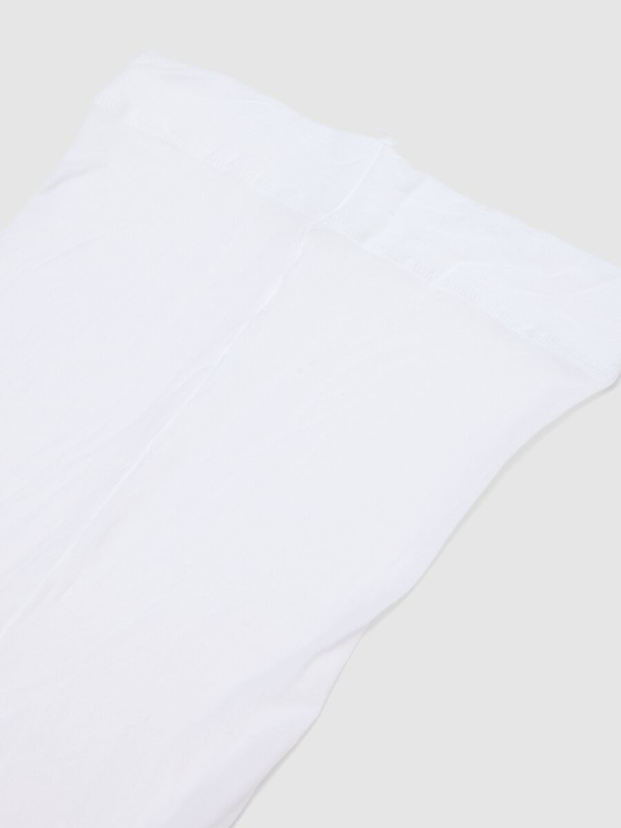 Collant elasticizzati bianchi da bambina con disegni Frozen_2