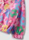 Giubbotto antipioggia multicolor imbottito con fantasia floreale per bambina_3