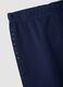 Girls' Slim Fit Blue Stretch Cotton Leggings_2