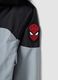 Grey hooded jacket with Spider-Man prints for boys_2