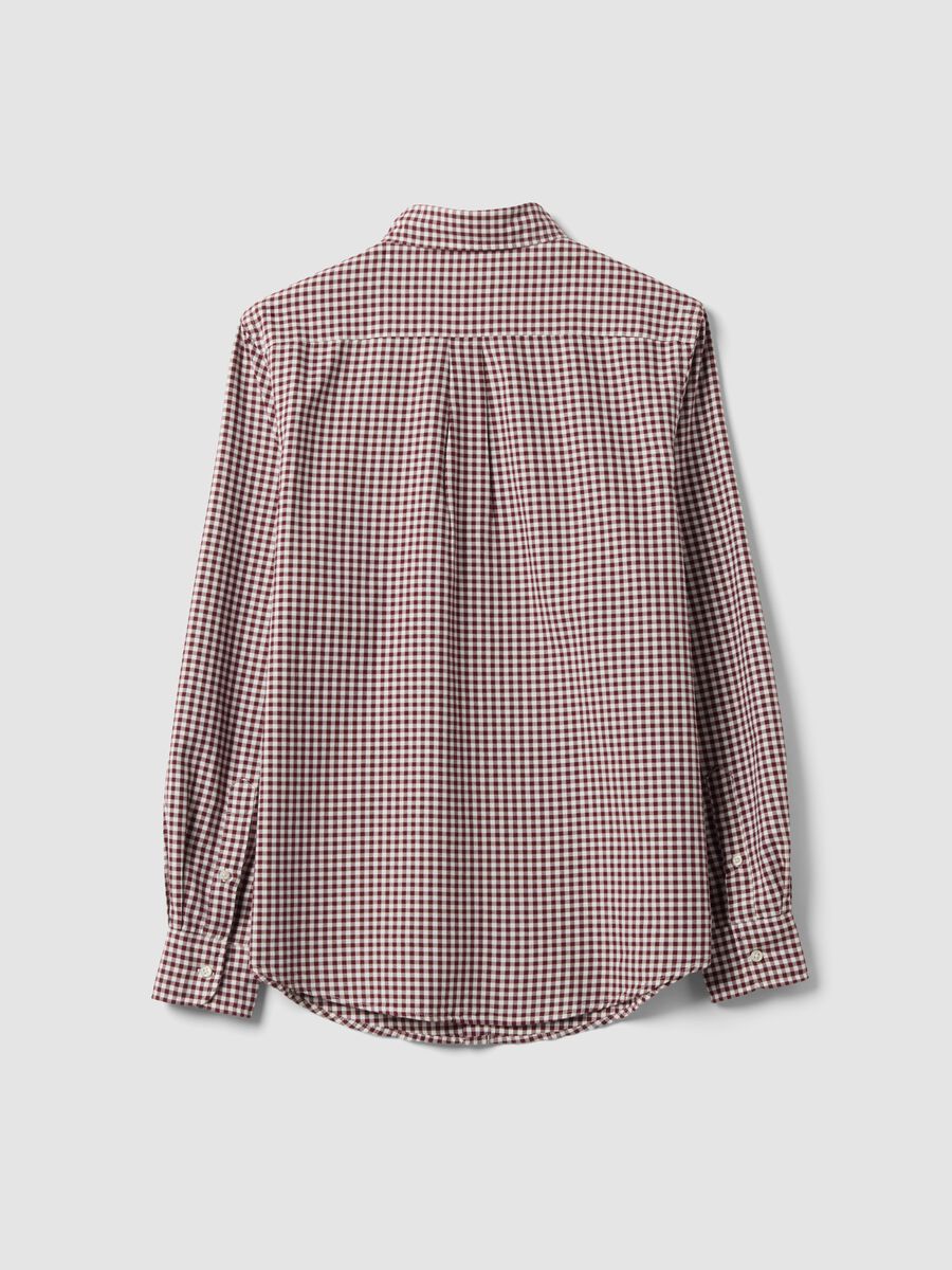 Camicia oxford multicolor a quadri in puro cotone regular fit_2