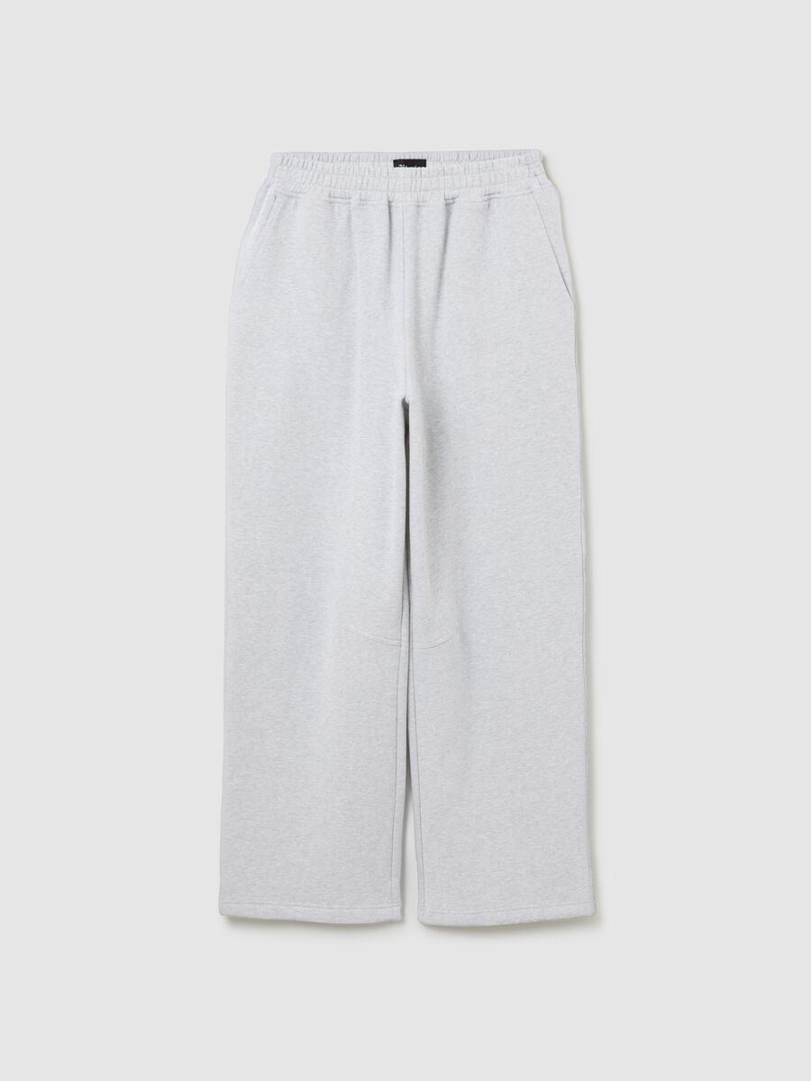 Perfect Grey Melange Sweatpants_4