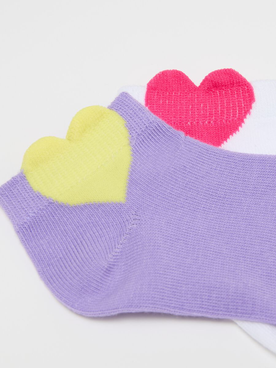 5-pack stretch shoe liners with stripes and flowers_2