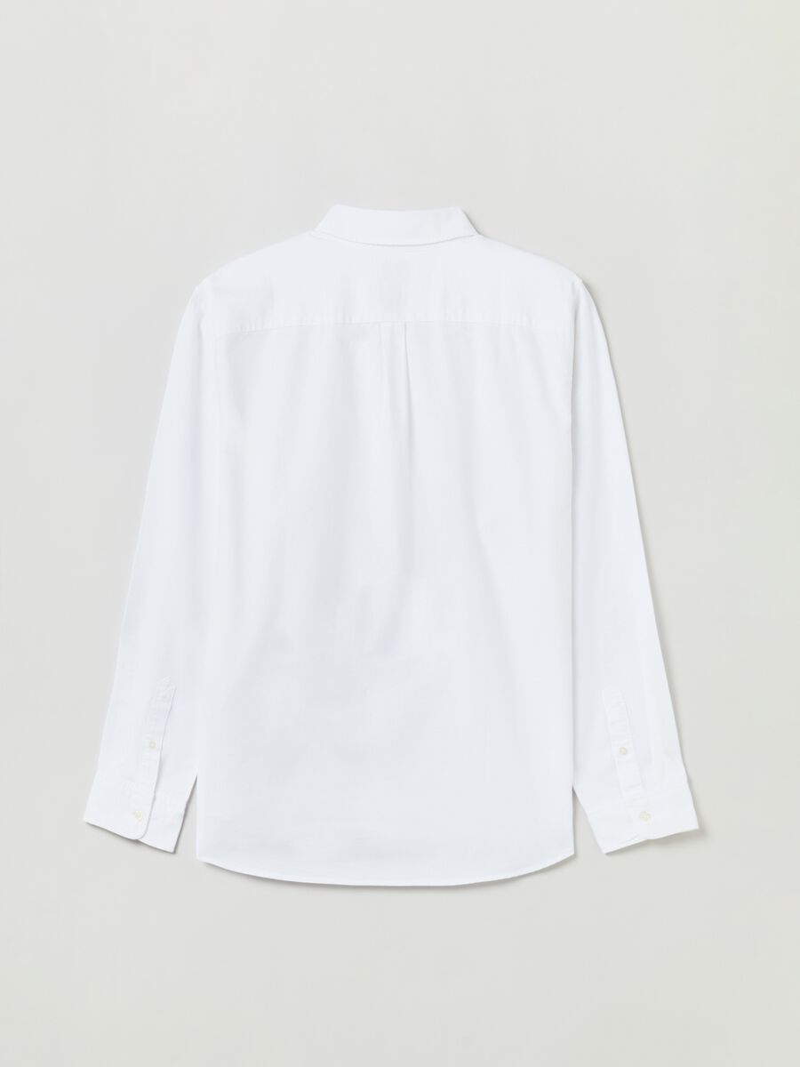Camicia regular fit in cotone oxford_2