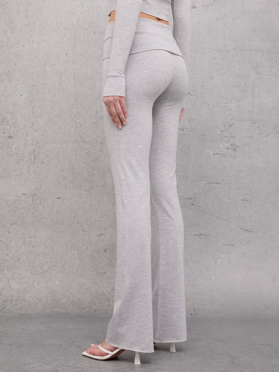 Jersey Yoga Pants Grey Mélange_4