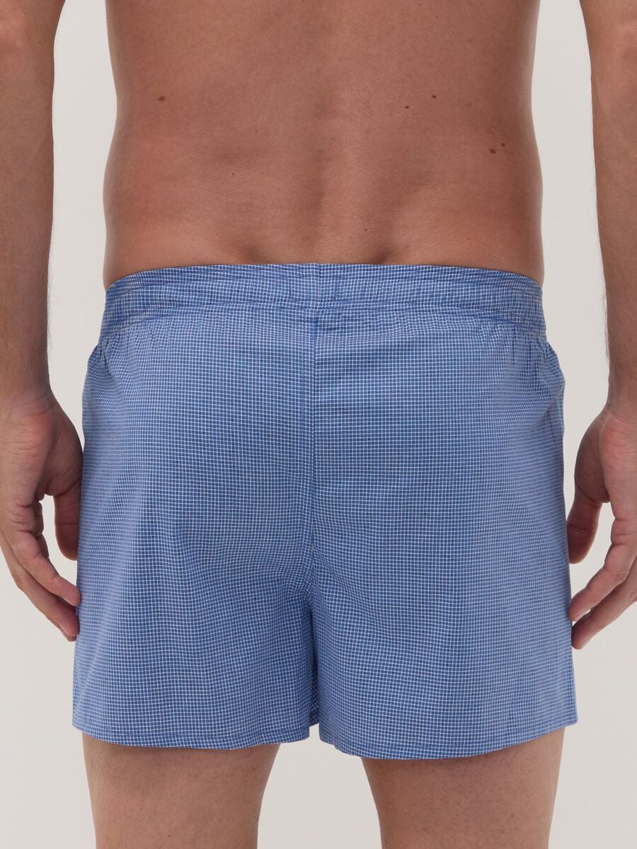 Bipack di boxer azzurri in puro cotone organico_2