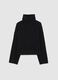 Black Regular Fit Turtleneck Sweater_0