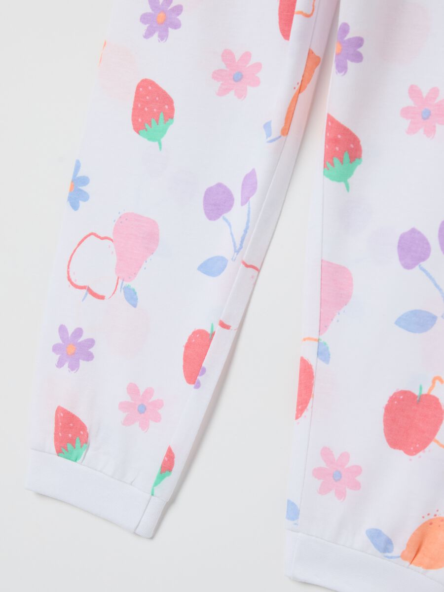 Cotton pyjamas with fruit print_3