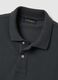 Men&rsquo;s grey regular fit polo shirt in 100% cotton_5